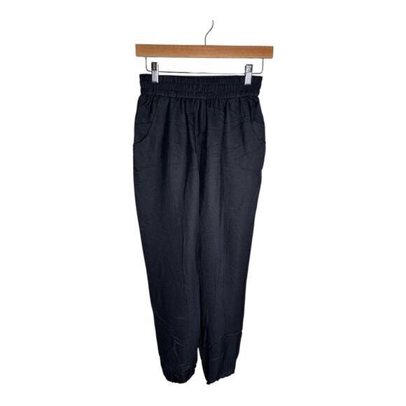 Jay Godfrey Navy Blue Pull On Jogger Pants With Pockets Size 2 - Picture 1 of 6